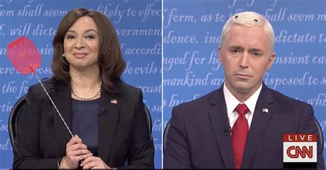 SNL open tackles Harris, Pence VP debate, fly : FlyonMikePence