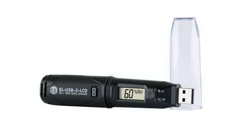 Lascar El Usb 2 Lcd Temperature And Humidity Data Logger Usb Rs