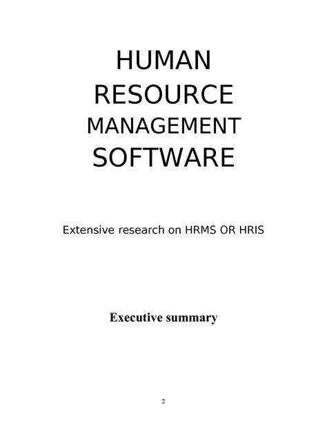 Solution Human Resource Management Class Notes47250020 Human Resource Management System