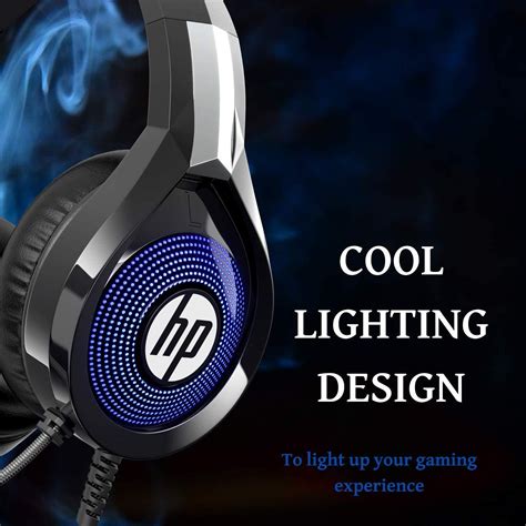 Wired Headset gaming w Mic HP Ear Headphone RGB, for PC, Computer, RGB ...