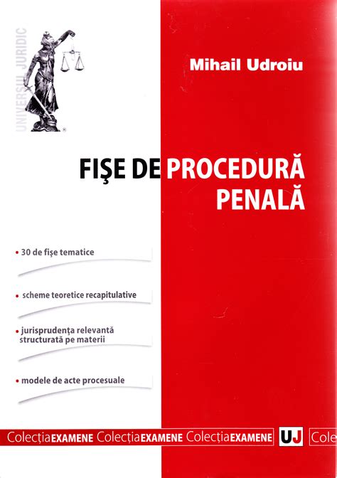 Fise De Procedura Penala Mihail Udroiu Libris