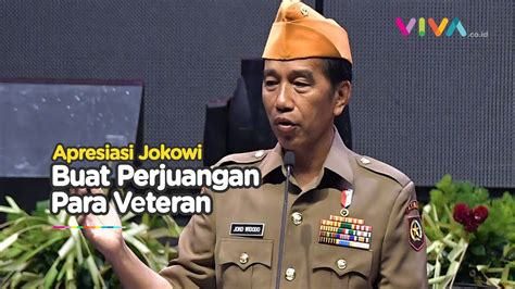 Mesranya Jokowi Dan Prabowo Kompak Pakai Baju Veteran YouTube