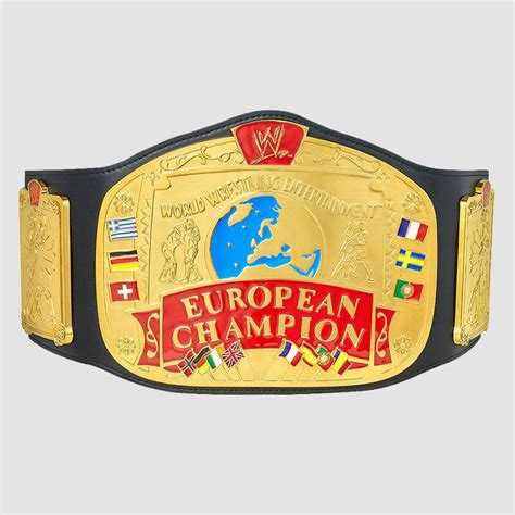 WWE European Championship Belt - Belts Mania