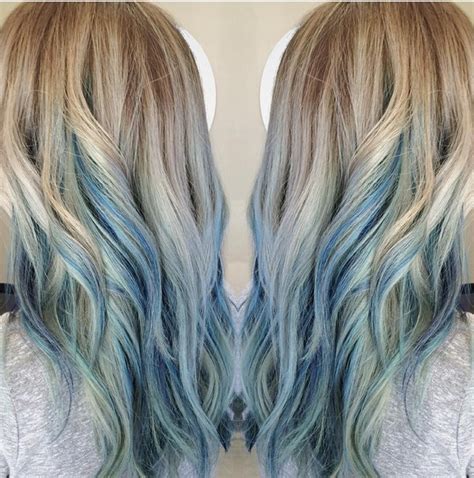 18 Beautiful Blue Ombre Colors And Styles Pop Haircuts