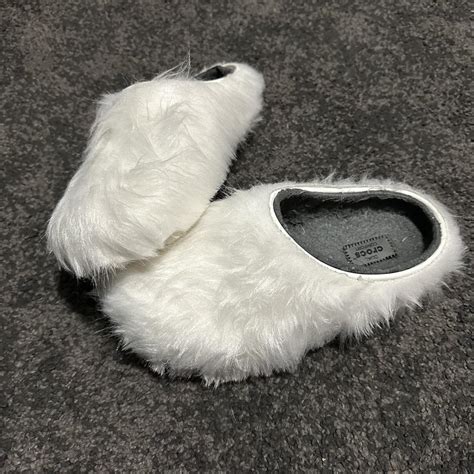 Custom Fur Crocs (Made to order) Can make with black... - Depop