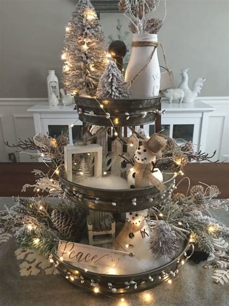 Diy Christmas Tiered Tray D Cor Ideas Hubpages