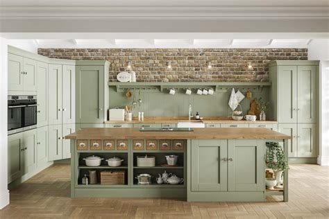 Green Kitchens From Dark To Sage Green Kitchens