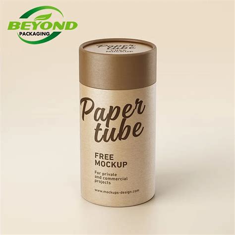 Custom Design Food Grade Cardboard Tube Coffee Packaging