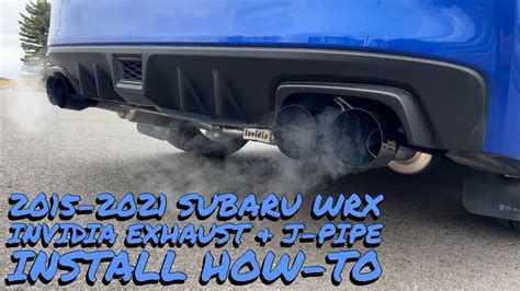 Subaru Wrx Invidia Exhaust J Pipe Install Youtube