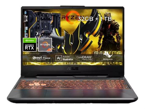 Laptop Gamer Asus Tuf Gaming A Fa Re Jaeger Gray Amd Ryzen