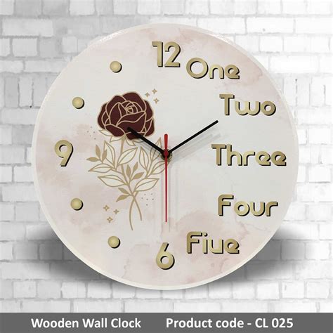 CL025 Wooden Wall Clock – iTrophy