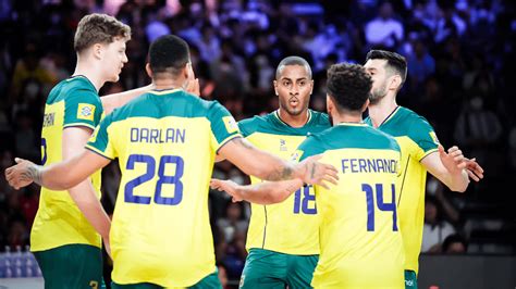 Vôlei Confira A Tabela De Jogos Da Seleção Masculina Na Liga Das