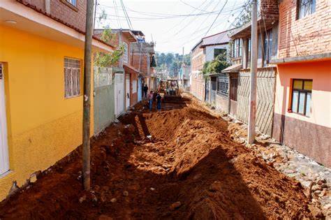 Inicia Rehabilitaci N De Drenaje Y Calle En P Tzcuaro