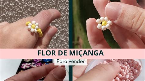 COMO FAZER FLOR DE MIÇANGA Passo a passo dannapulseiras YouTube