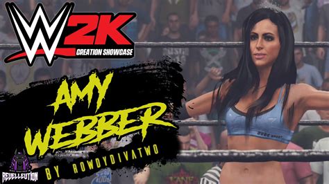 Wwe K Creation Showcase Amy Webber Wwe K Wwe Revelleution