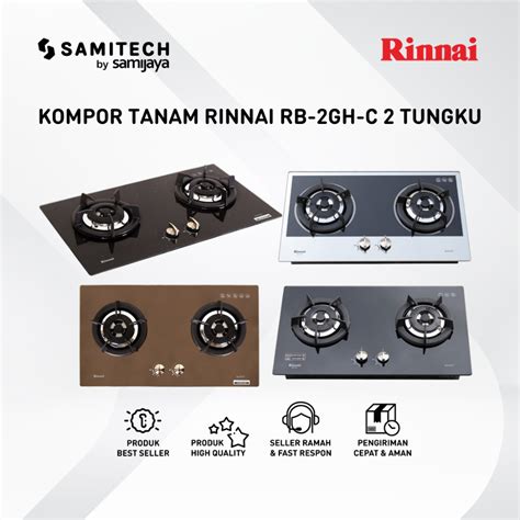 Jual KOMPOR TANAM RINNAI RB 2GH C RB 2GHC RB 2GH C 2 TUNGKU KACA