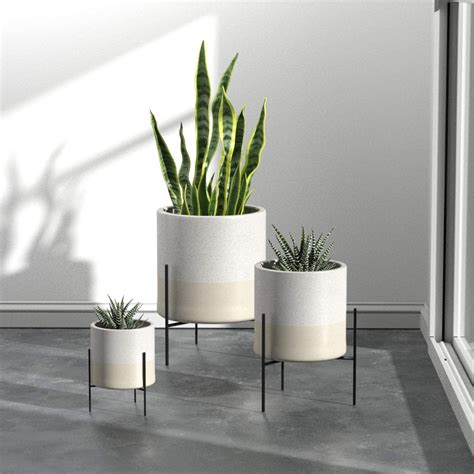 Product Of The Week: Beautiful Mid-Century Style Ceramic Planters With ...