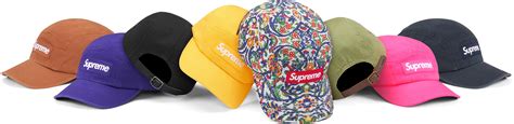 Washed Chino Twill Camp Cap Spring Summer Supreme