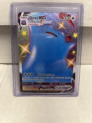 Ditto VMAX Shiny SV119 SV122 Ultra Rare Shining Fates Pokemon TCG