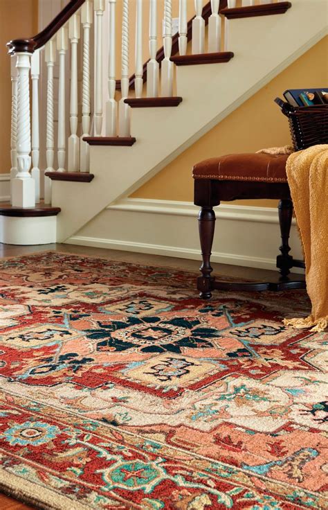 Phoenix Hand Hooked Wool Area Rug Frontgate Wool Area Rugs Hooked