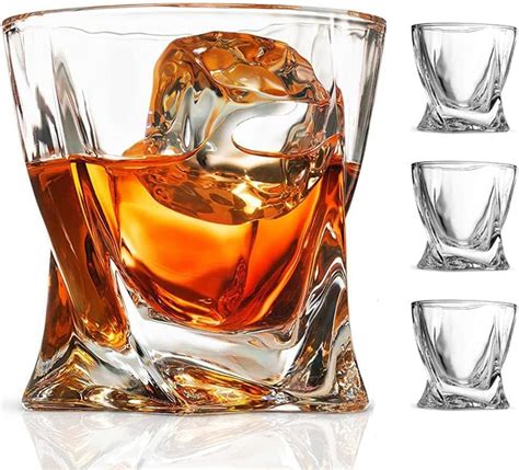 U Chef Juego De Vasos De Cristal Para Whisky Y Cocteler A De Oz