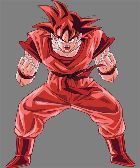 Goku Kaioken By Silverangels07 On Deviantart