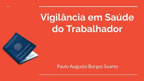 Vigilância Em Saúde Do Trabalhador Youtube