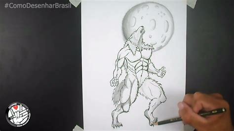 Como Desenhar Um Lobisomem - como Desenhar um Lobisomem Mau Facil - YouTube