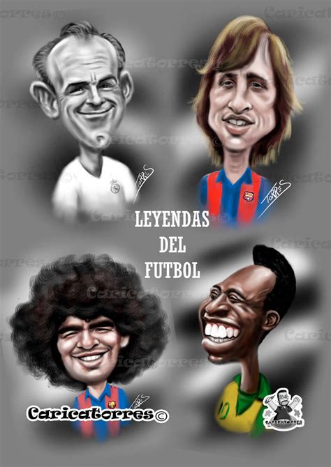 Leyendas Del Futbol By Caricatorres On Deviantart