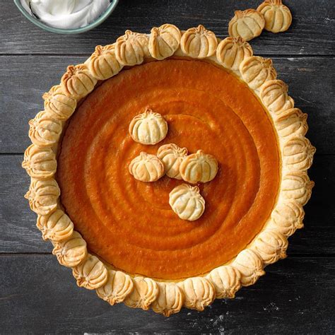 Autumn Harvest Pumpkin Pie Recipe Taste Of Home