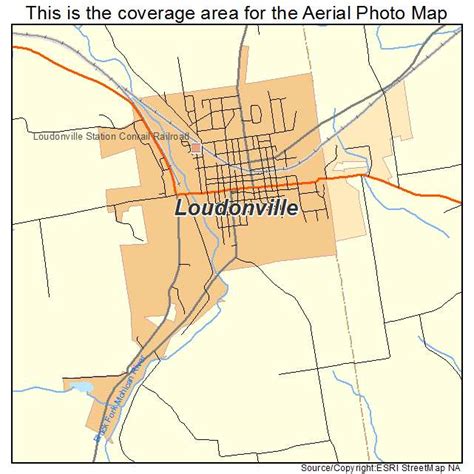 Aerial Photography Map of Loudonville, OH Ohio