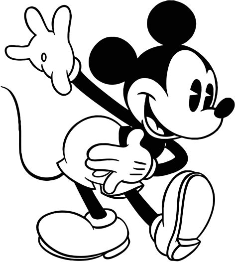 Mickey Mouse Cartoon Coloring Page Wecoloringpage Wecoloringpage