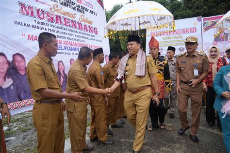 Hadiri Musrenbang Perdana Di Singingi Hilir Bupati Jaring Aspirasi