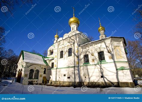 The Holy Trinity Church Tomb Sokolniki Moscow The Golden Dome Editorial