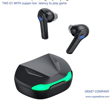 Gaming Tws Wireless Earphone Gt1 Tws Wireless Earbuds Sport Wireless