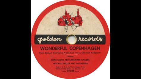 Anne Lloyd And The Sandpiper Singers Wonderful Copenhagen Youtube