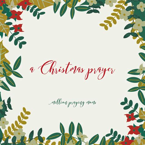 #033: A Christmas Prayer | Million Praying Moms