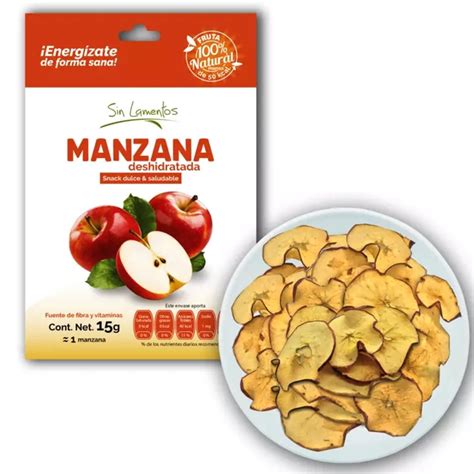 Manzana Deshidratada 15g Caja 8 Piezas CASA MAREGAL