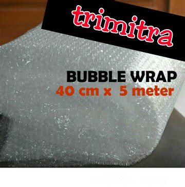 Jual Plastik Bubble Wrap Gelembung Potongan Lembaran 40 Cm X 5 Meter Di