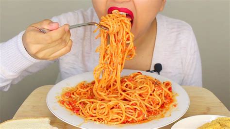 Asmr Filipino Spaghetti Eating Sounds Youtube