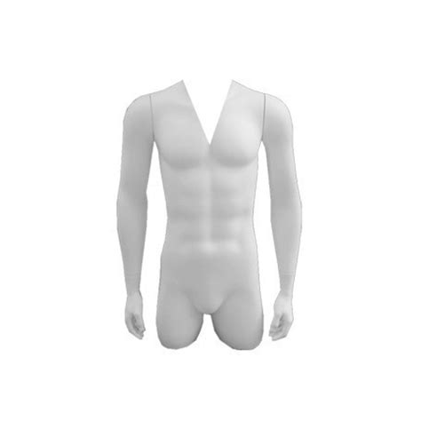 Fiberglass Adams Mannequins Male Ghost Torso Mannequin For Photoshoot