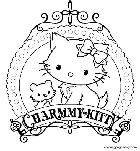 Free Charmmy Kitty Coloring Page - Free Printable Coloring Pages