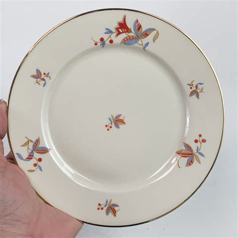 Prato Sobremesa Porcelana Alema Rosenthal Antiga Flores Império dos