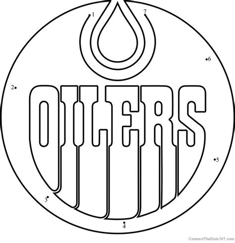 +8 Edmonton Oilers Logo Coloring Page Terupdate Bulan Ini