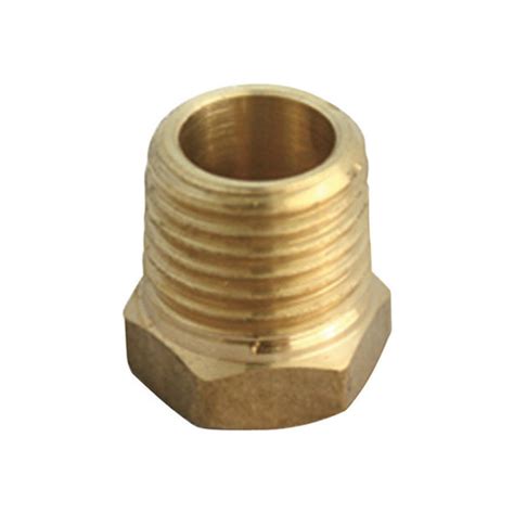 Jmf Company 4504940 Hex Bushing 1 Mpt X 1 4 D Fpt Brass