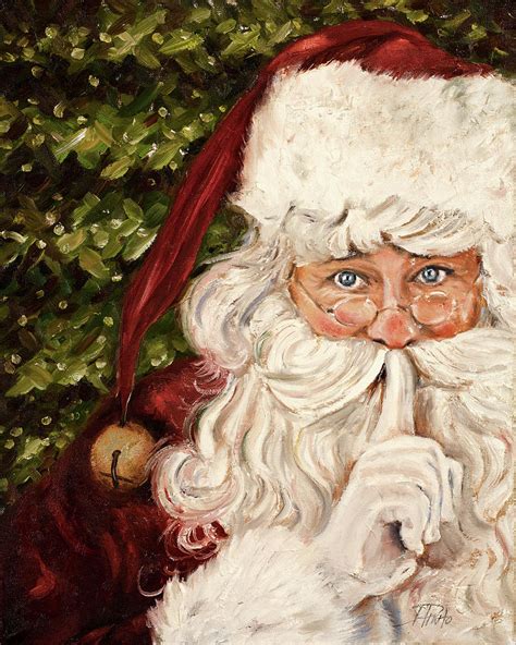 Secret Santa 1 Painting By Patricia Pinto Fine Art America