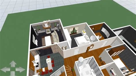 Luxury Modern Mansion Floor Plans 3D - House Plan