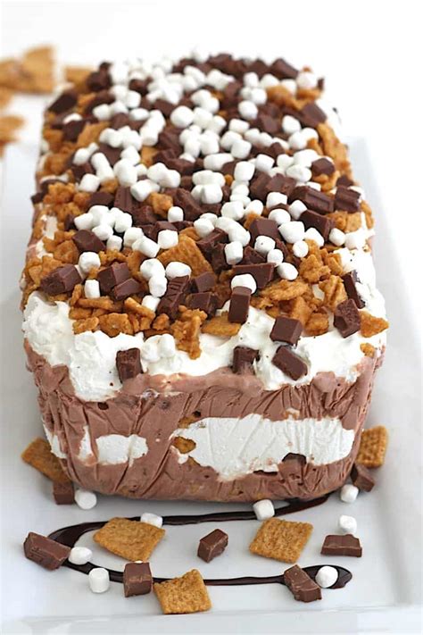 S Mores Ice Cream Cake The Bakermama