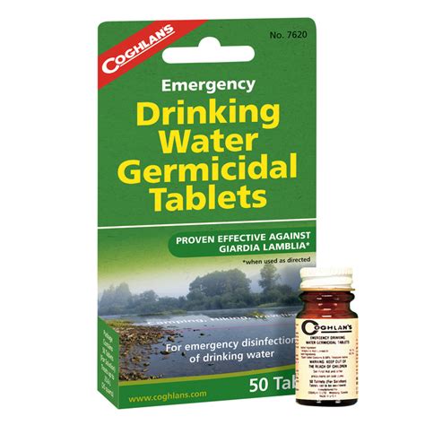 Coghlans Drinking Water Tablets