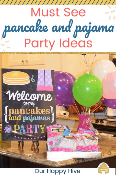 Must See Pancake & Pajama Party ideas